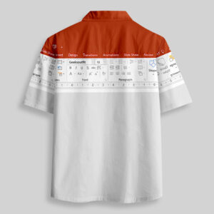 Alternative view of Excel Funny Work Shirt 3 Pocket Hawaiian Shirt