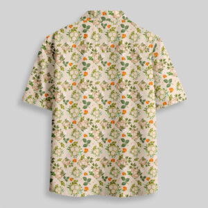 Alternative view of Plant DND Dice Off White Pocket Hawaiian Shirt