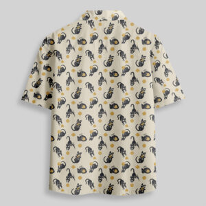 Alternative view of Critical Cats Pocket Hawaiian Shirt