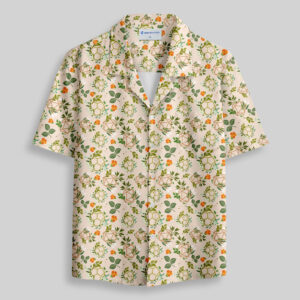 Plant DND Dice Off White Pocket Hawaiian Shirt