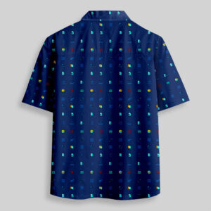 Alternative view of Tech Icons Pocket Hawaiian Shirt