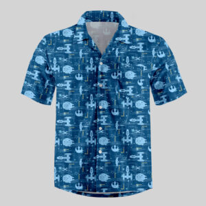 Space Odyssey Pocket Hawaiian Shirt