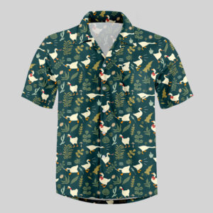 Goose Pocket Hawaiian Shirt