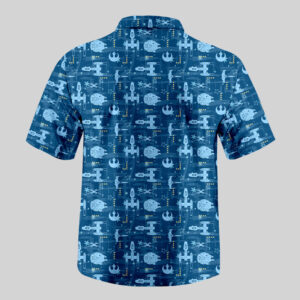 Alternative view of Space Odyssey Pocket Hawaiian Shirt