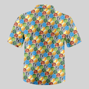 Alternative view of Board Games Full Print Pocket Hawaiian Shirt