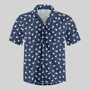 Goose Game Pocket Hawaiian Shirt