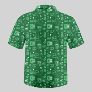 Alternative view of Spreadsheet Chic 2 Pocket Hawaiian Shirt