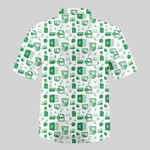Alternative view of Spreadsheet Chic Pocket Hawaiian Shirt