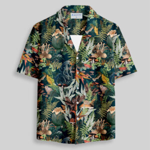 Jungle Alien Pocket Hawaiian Shirt