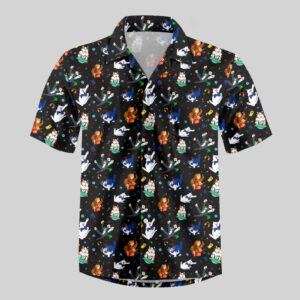 Feline Fantasy Game 2 Pocket Hawaiian Shirt