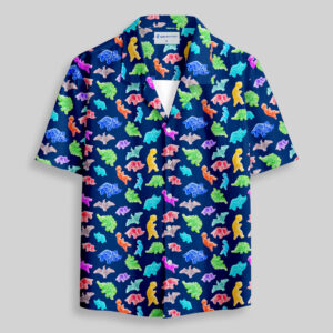 Sour Gummy Dinosaurs Pocket Hawaiian Shirt