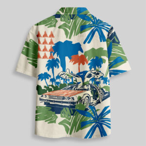 Alternative view of Go To The Future Pocket Hawaiian Shirt