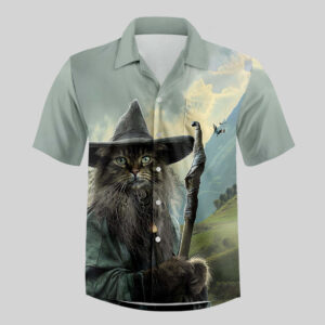 Catdalf Pocket Hawaiian Shirt