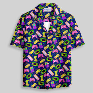Sugar Cookie Game Controller Pocket Hawaiian Shirt