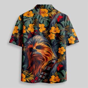 Alternative view of Chewie Flowers and Trees From Pocket Hawaiian Shirt
