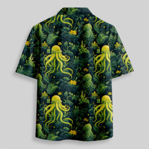 Alternative view of Cthulhu Pocket Hawaiian Shirt