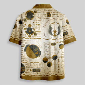 Alternative view of Sacred Jedi Text Pocket Hawaiian Shirt