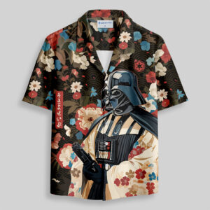 Shadow Warrior Flower Book Ukiyoe Pocket Hawaiian Shirt