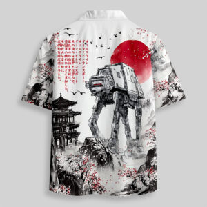 Alternative view of Ink Walker Pocket Hawaiian Shirt
