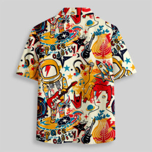 Alternative view of Space Oddity Pocket Hawaiian Shirt