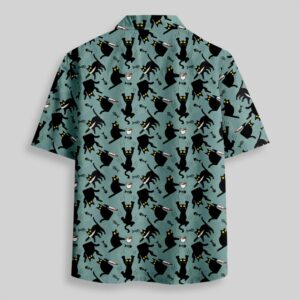 Alternative view of Naughty Kitten Pocket Hawaiian Shirt