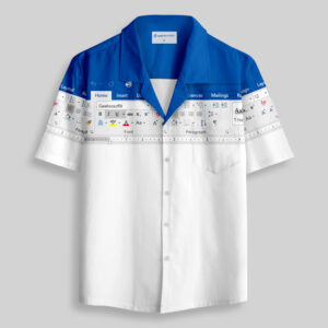 Excel Funny Work Shirt 2 Pocket Hawaiian Shirt