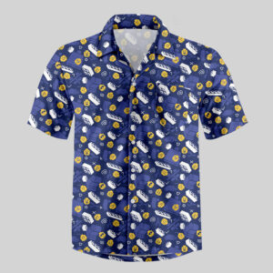 Block Adventure Pocket Hawaiian Shirt