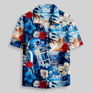 Robot Pocket Hawaiian Shirt