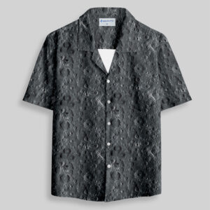 Lunar Surface Pocket Hawaiian Shirt