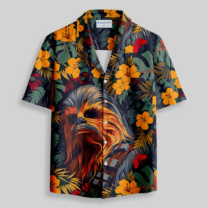 Chewie Flowers and Trees From Pocket Hawaiian Shirt