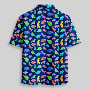 Alternative view of Sour Gummy Dinosaurs Pocket Hawaiian Shirt