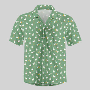 Goose Game 2 Pocket Hawaiian Shirt