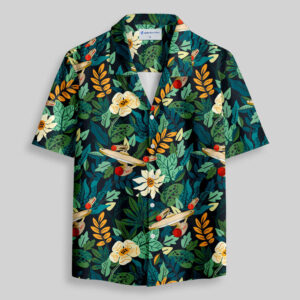Scifi Spacecraft Pocket Hawaiian Shirt