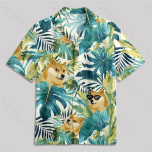 Hawaii Dog 2 Pocket Hawaiian Shirt