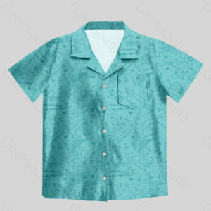 Mathematical Geometry Pocket Hawaiian Shirt