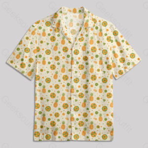 Summer Pineapple DND Pocket Hawaiian Shirt
