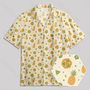 Alternative view of Summer Pineapple DND Pocket Hawaiian Shirt